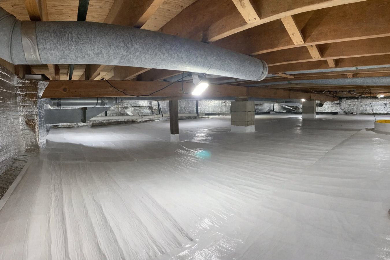 Crawl space insulation